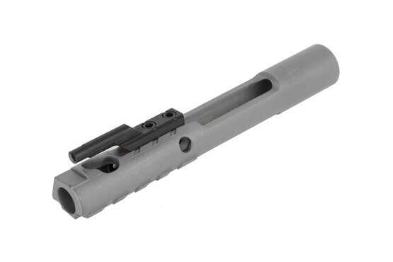 Knights Armament sand cut M16 bolt carrier helps guide debris out of the action to prevent jams.